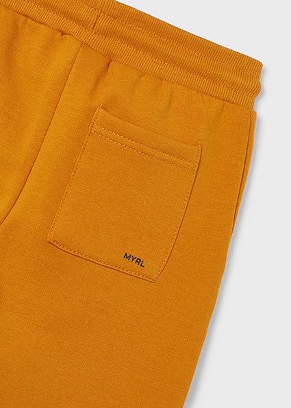 Carrot Orange Cuffed Sweatpants