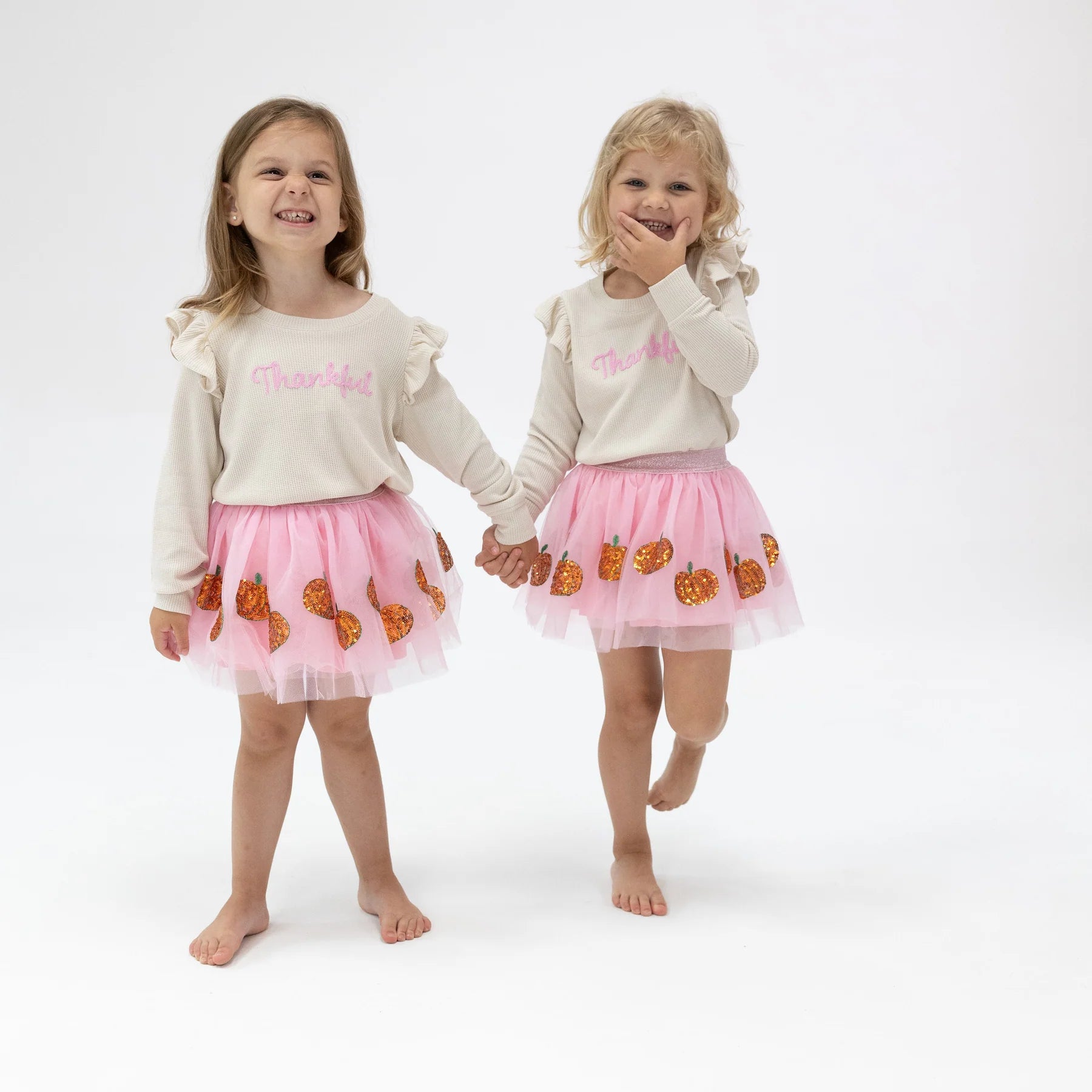 Pink Glitter Pumpkins Tutu