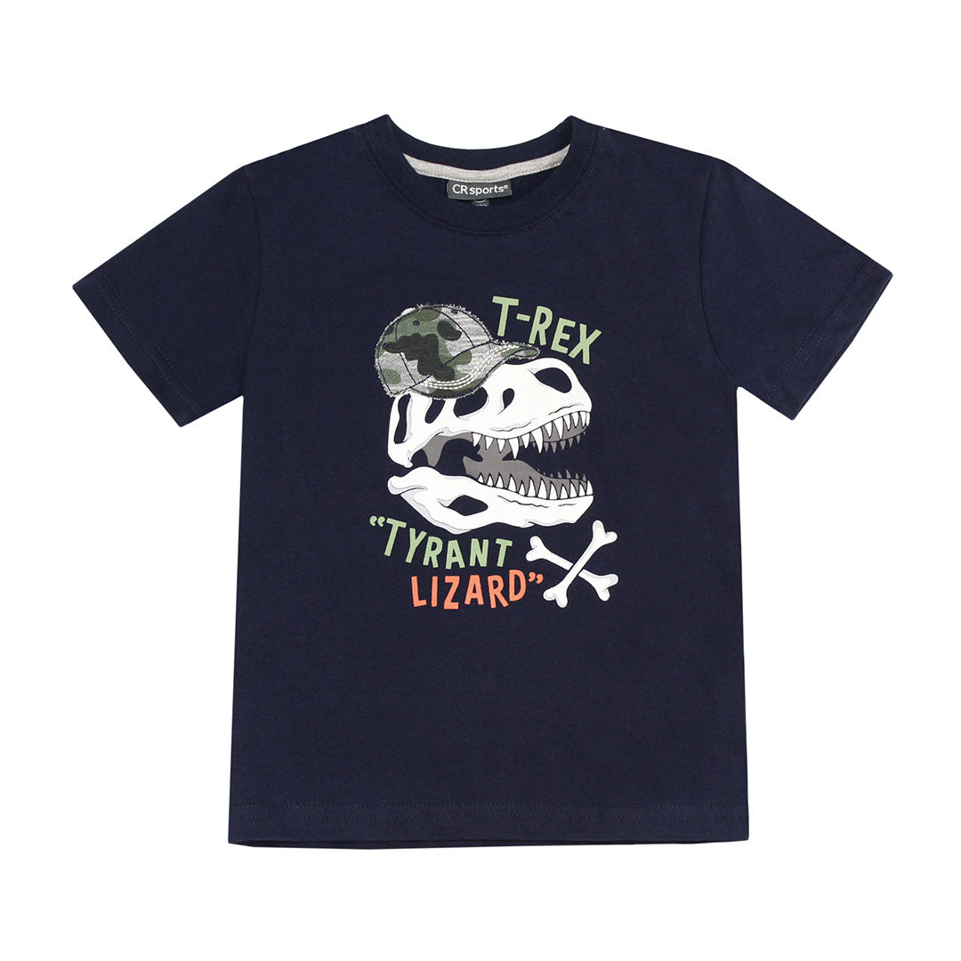 Navy T-Rex "Tyrant Lizard" Tee