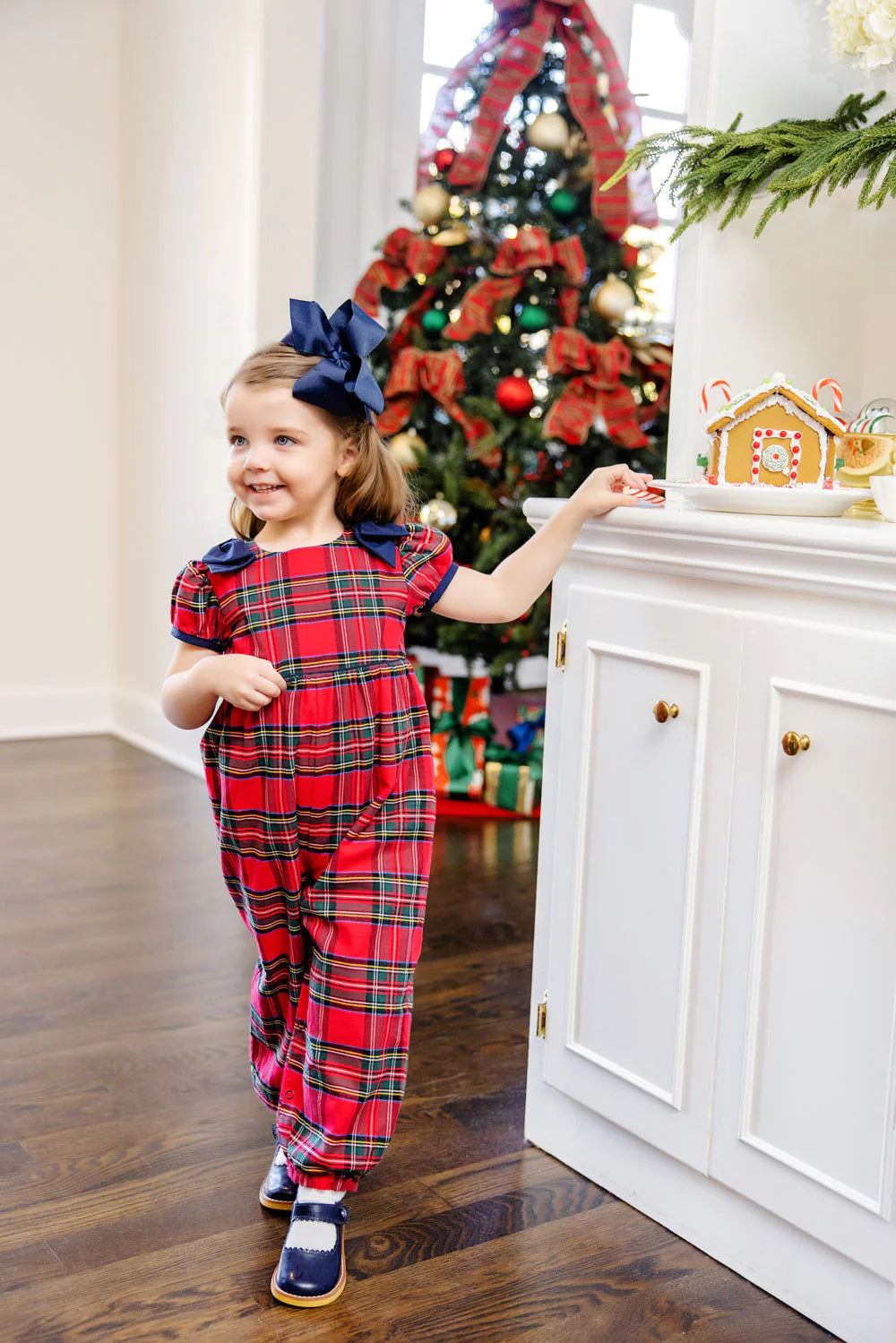 TBBC Ryleigh Romper Society Prep Plaid