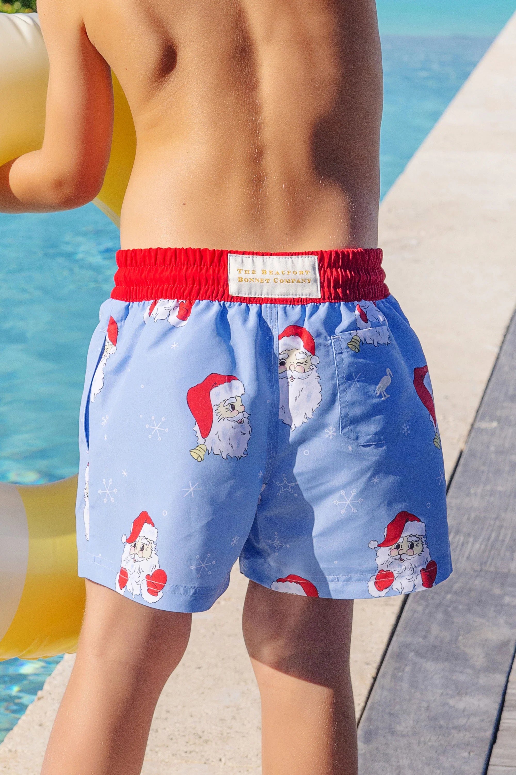 TBBC Tortola Swim Trunks Blue Dear Santa