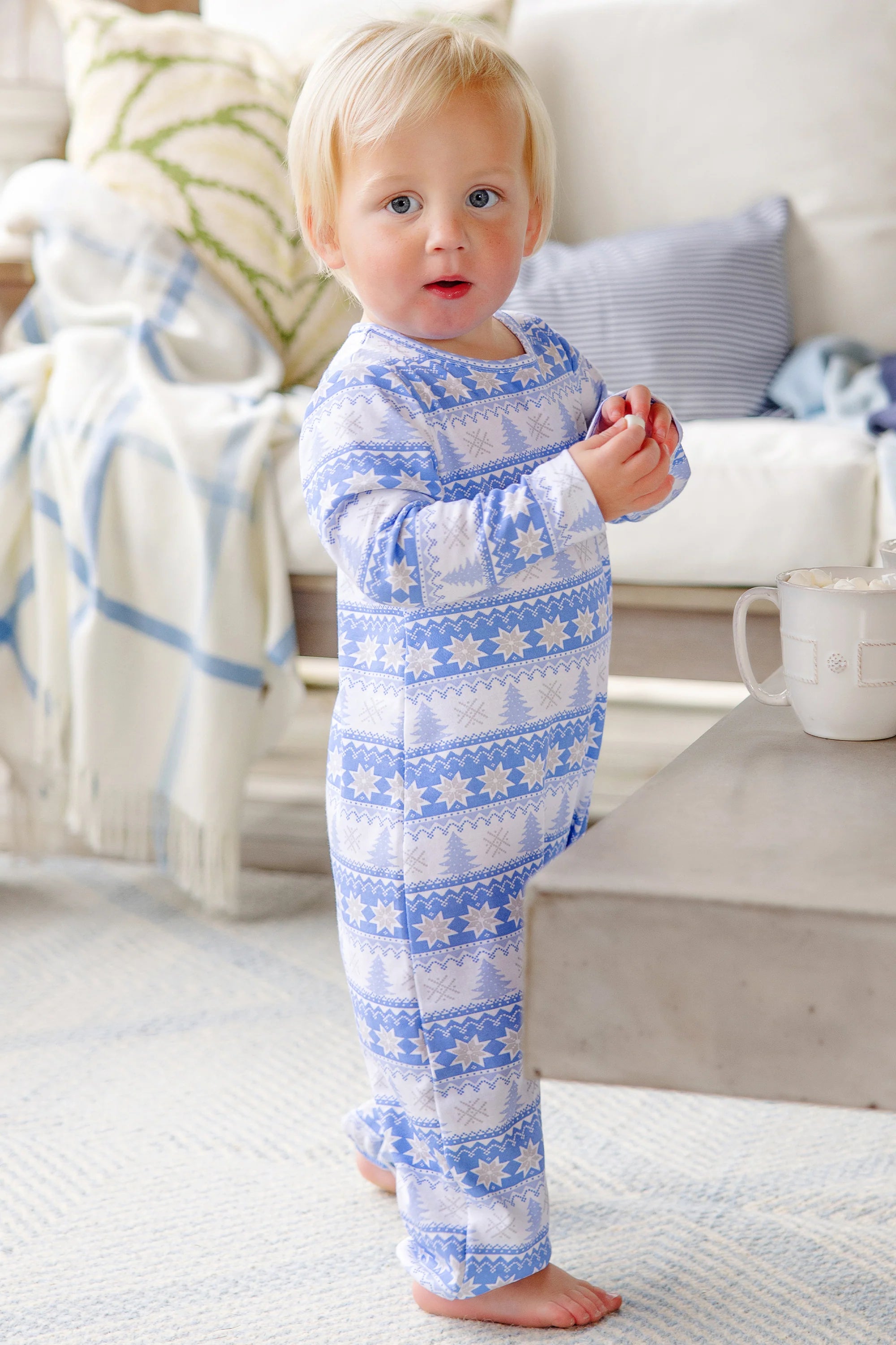 TBBC Patton Play Romper Fairisle Flurries