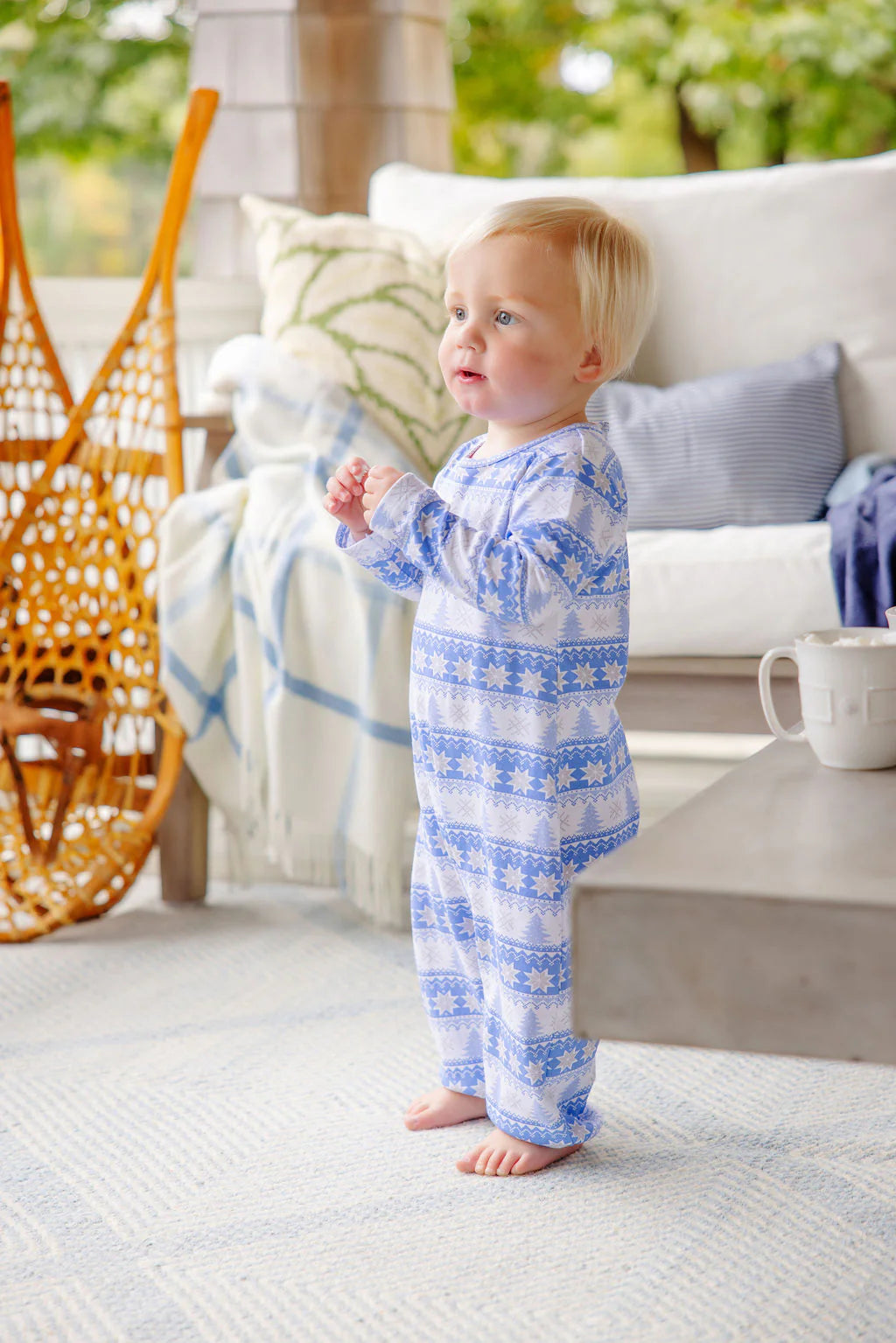 TBBC Patton Play Romper Fairisle Flurries