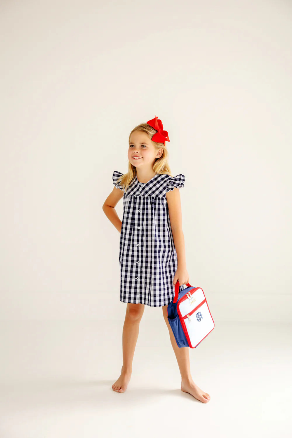 TBBC Tabitha Teacher Pet Dress Nantucket Navy Check