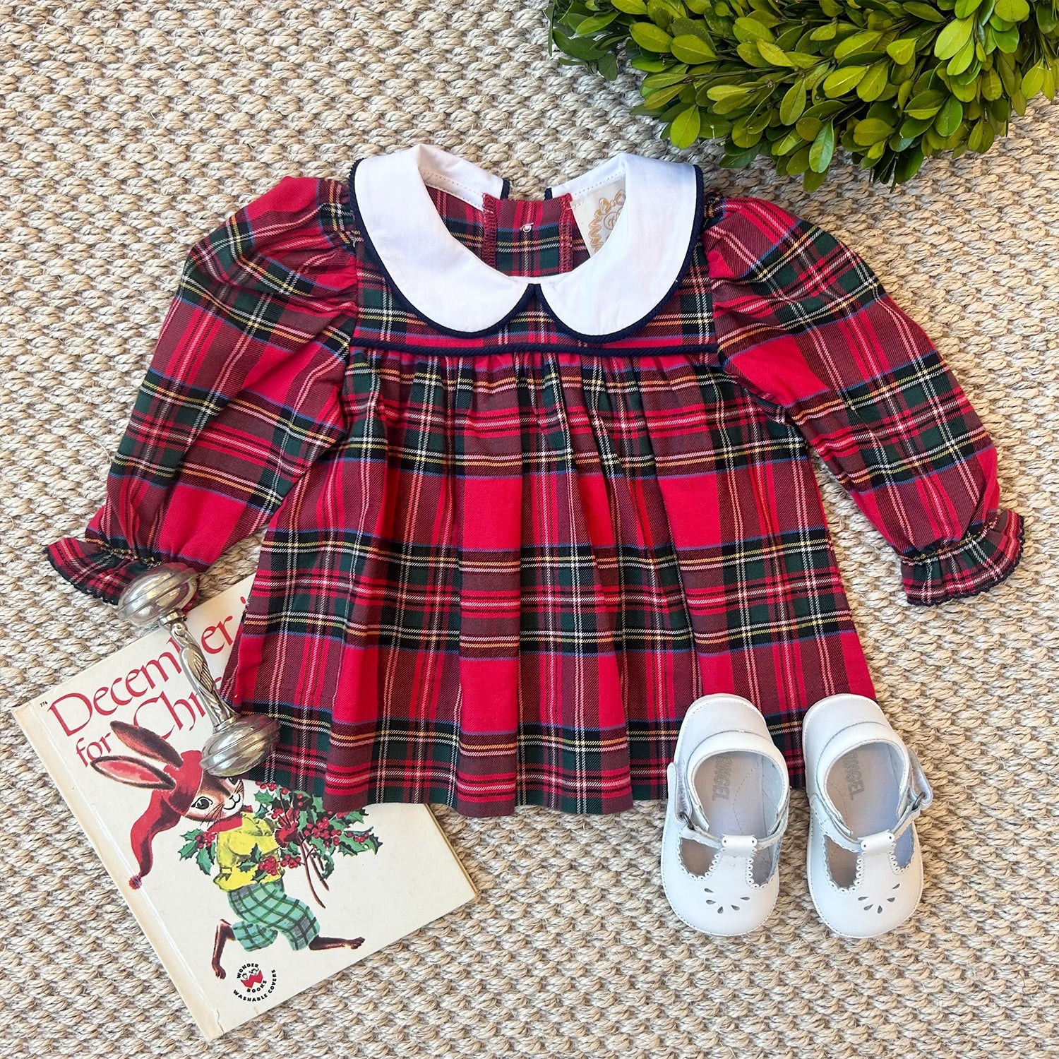 TBBC Maerin Fitz LS Frock Society Prep Plaid