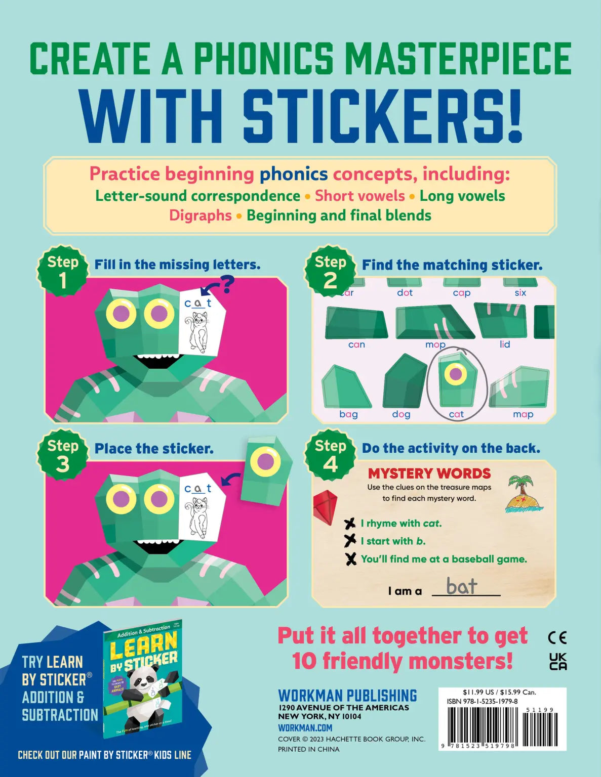 Learn by Sticker: Beginning Phonics