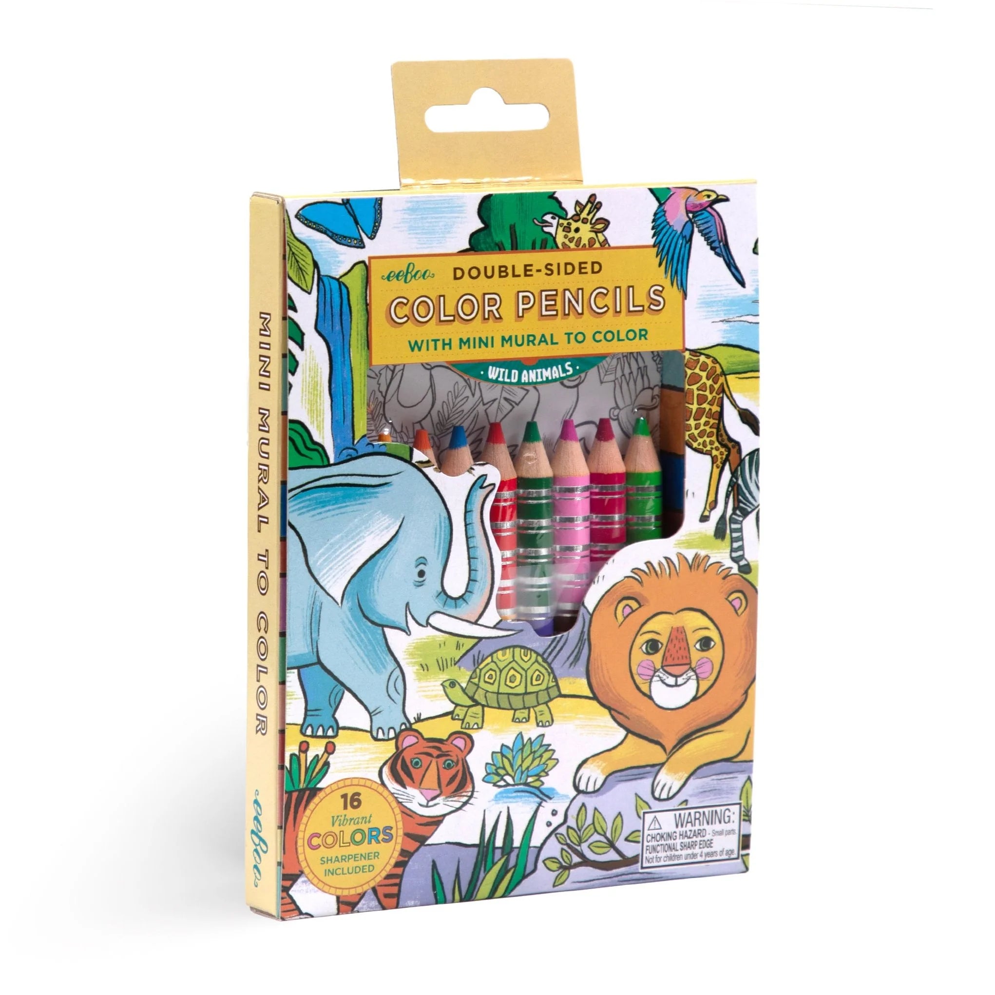 Wild Animals Mini Mural & Pencils