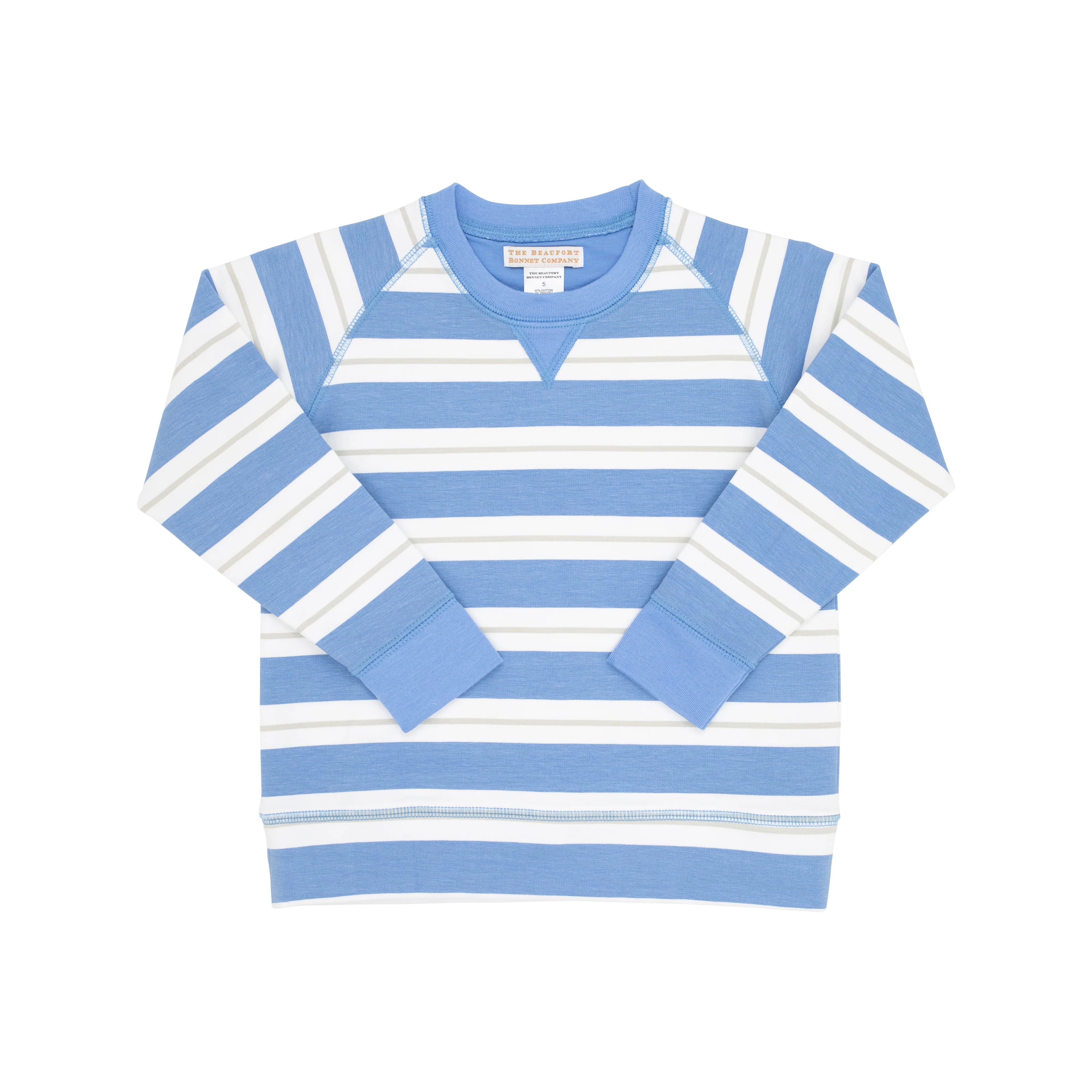 TBBC Cassidy Comfy Crewneck Barbados Blue Stripe