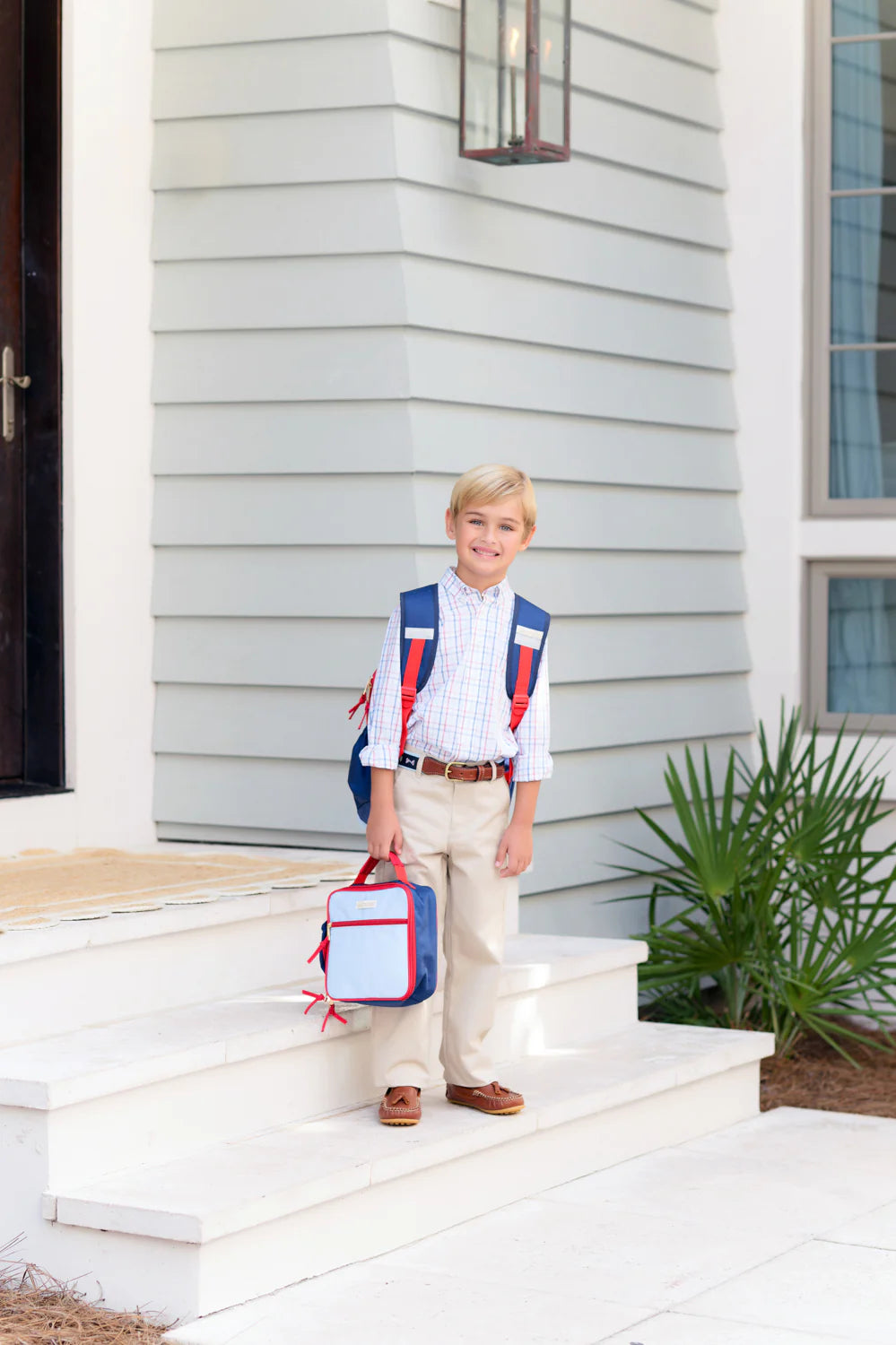 TBBC Don't Forget Your Backpack Buckhead Blue & Red