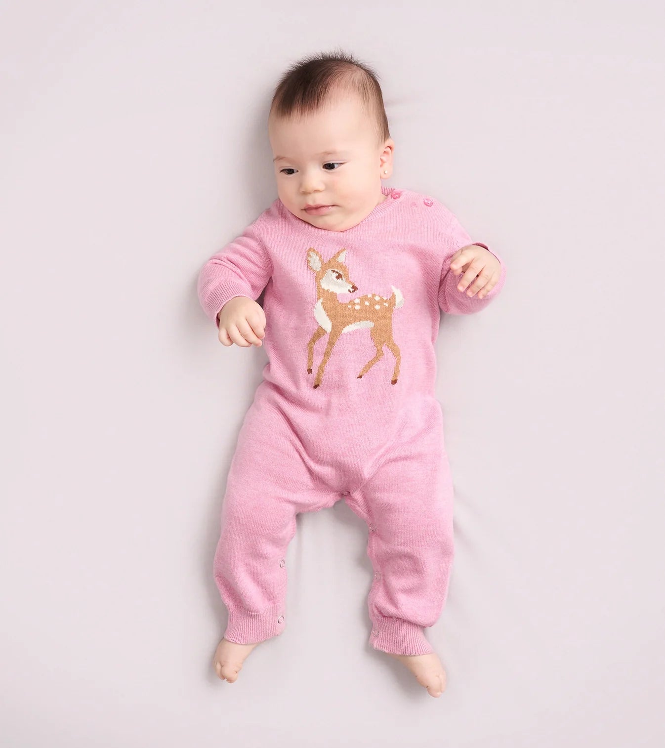 Pink Baby Doe Sweater Romper