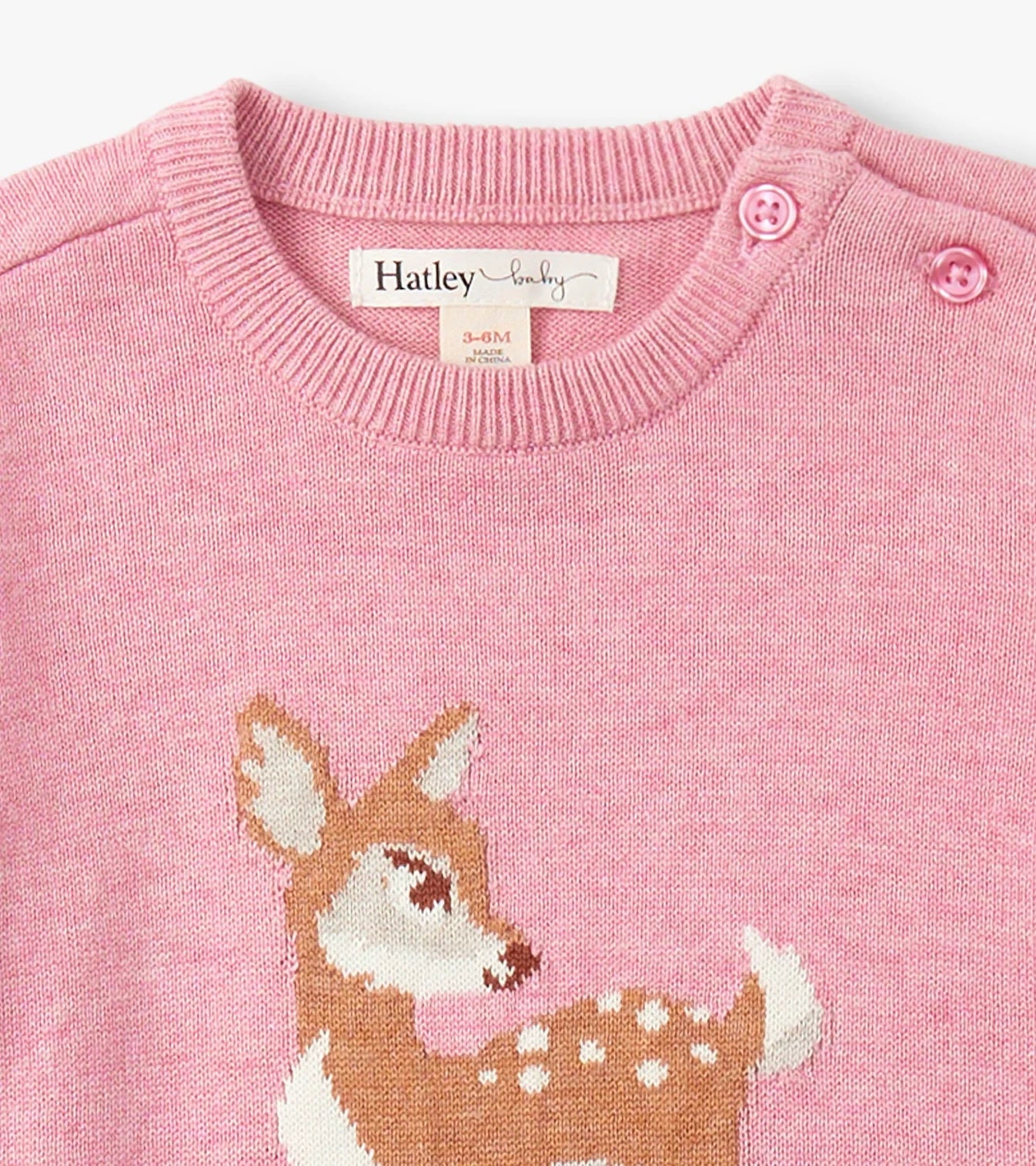 Pink Baby Doe Sweater Romper