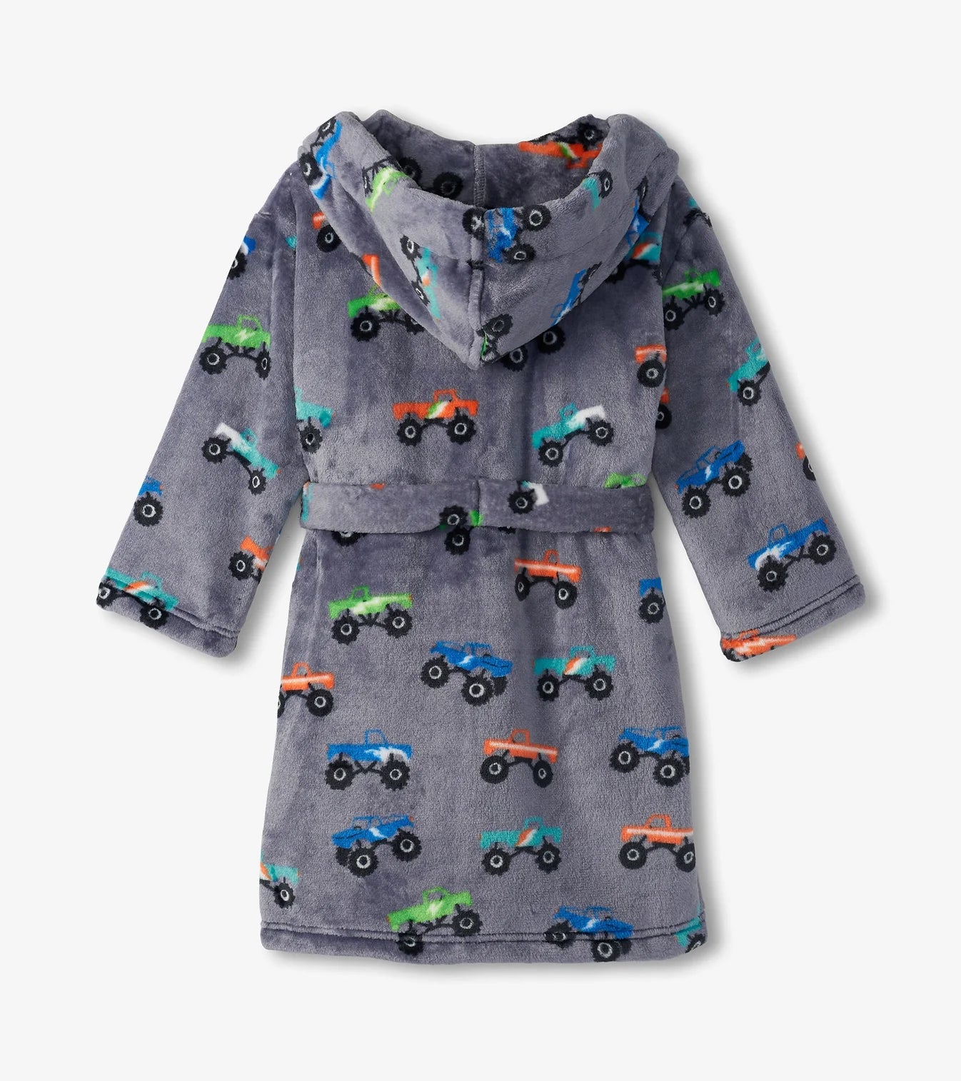 Gray Fleece Monster Truck Robe