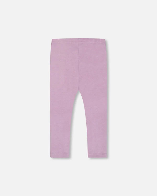 Mellow Mauve Ribbed Leggings