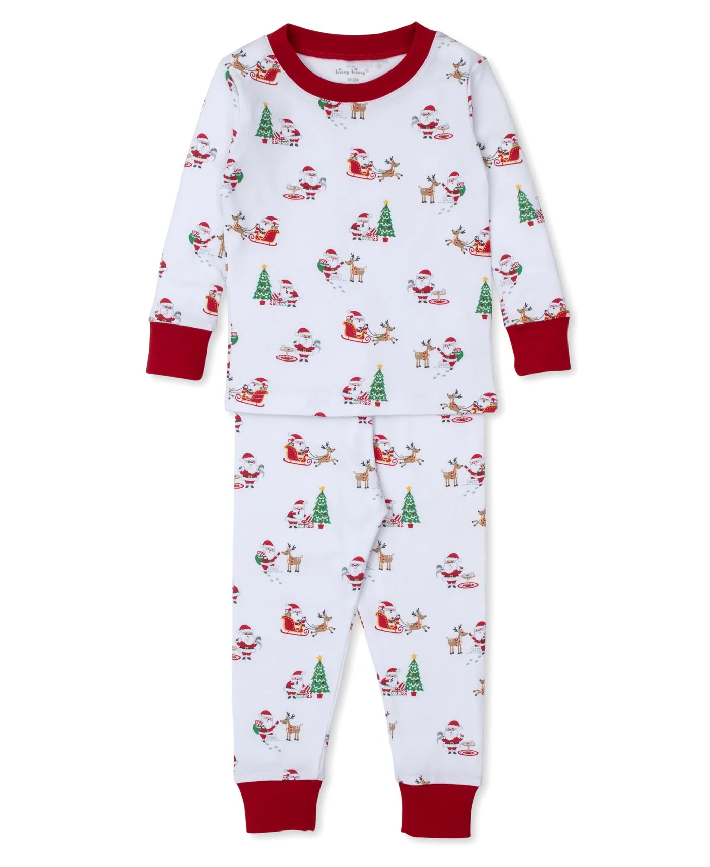 Red White Christmas Magic LS PJ Set