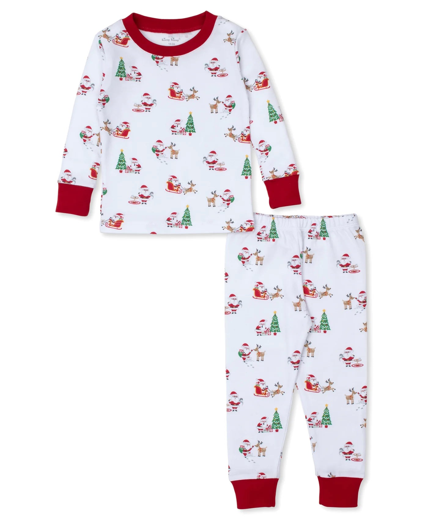 Red White Christmas Magic LS PJ Set