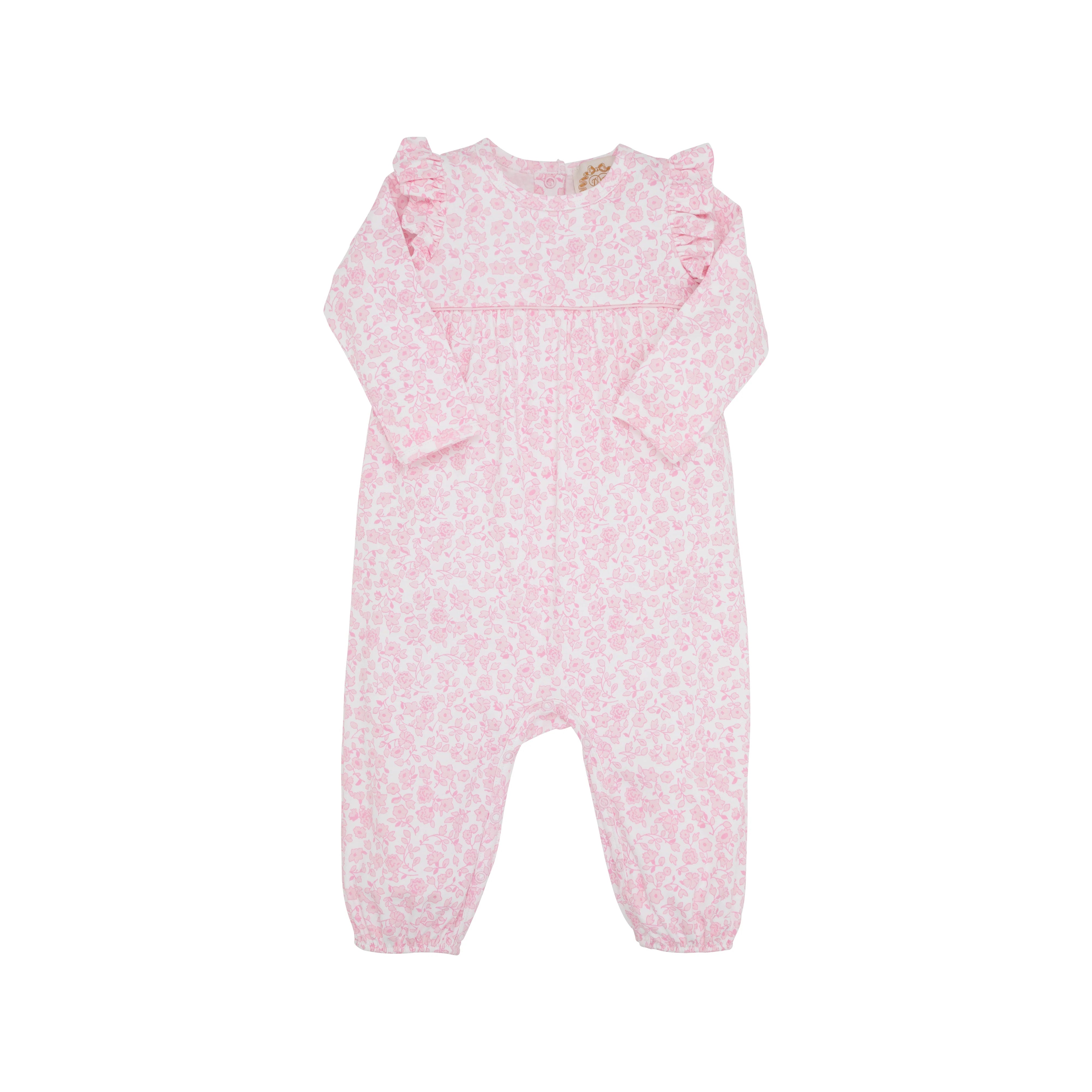 TBBC Leigh Ann Angel LS Romper Greenville Garden