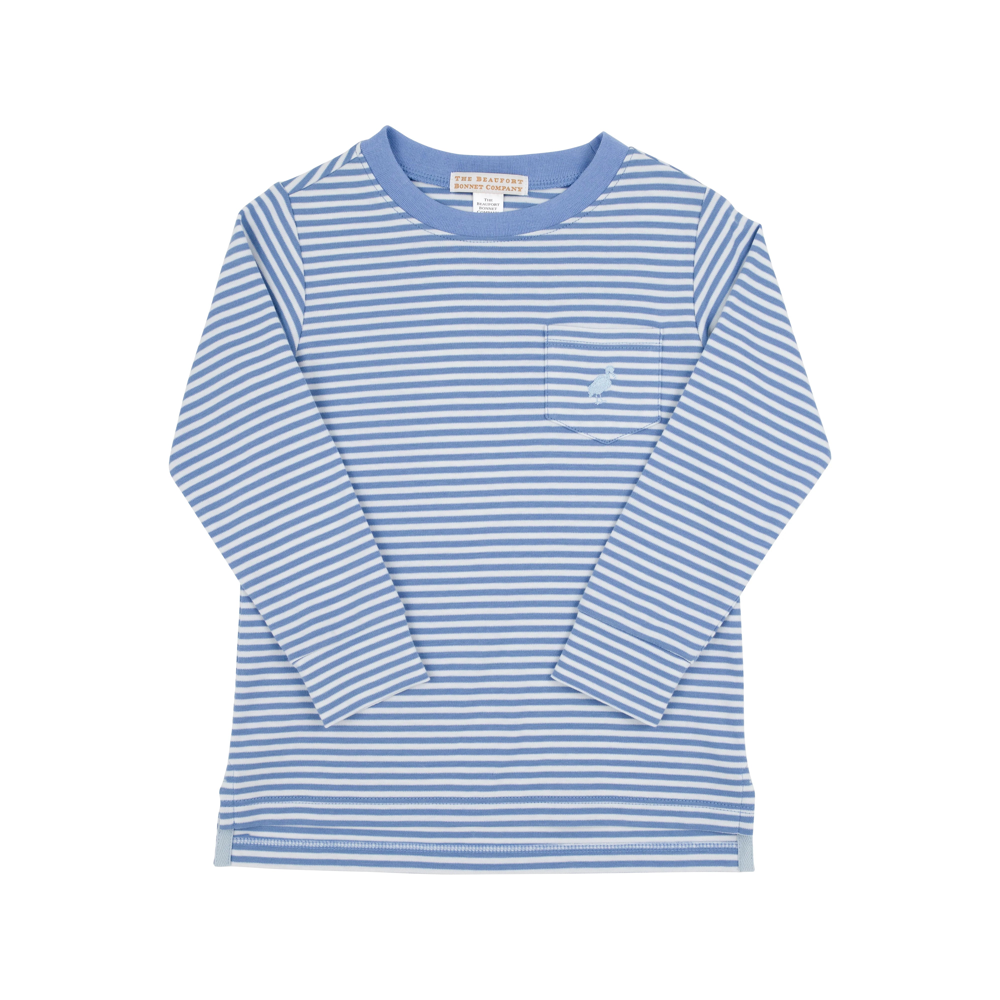 TBBC LS Carter Crewneck Barbados Blue Stripe