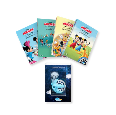 MoonLite Projector Mickey & Friends Gift Pack (4 Stories)