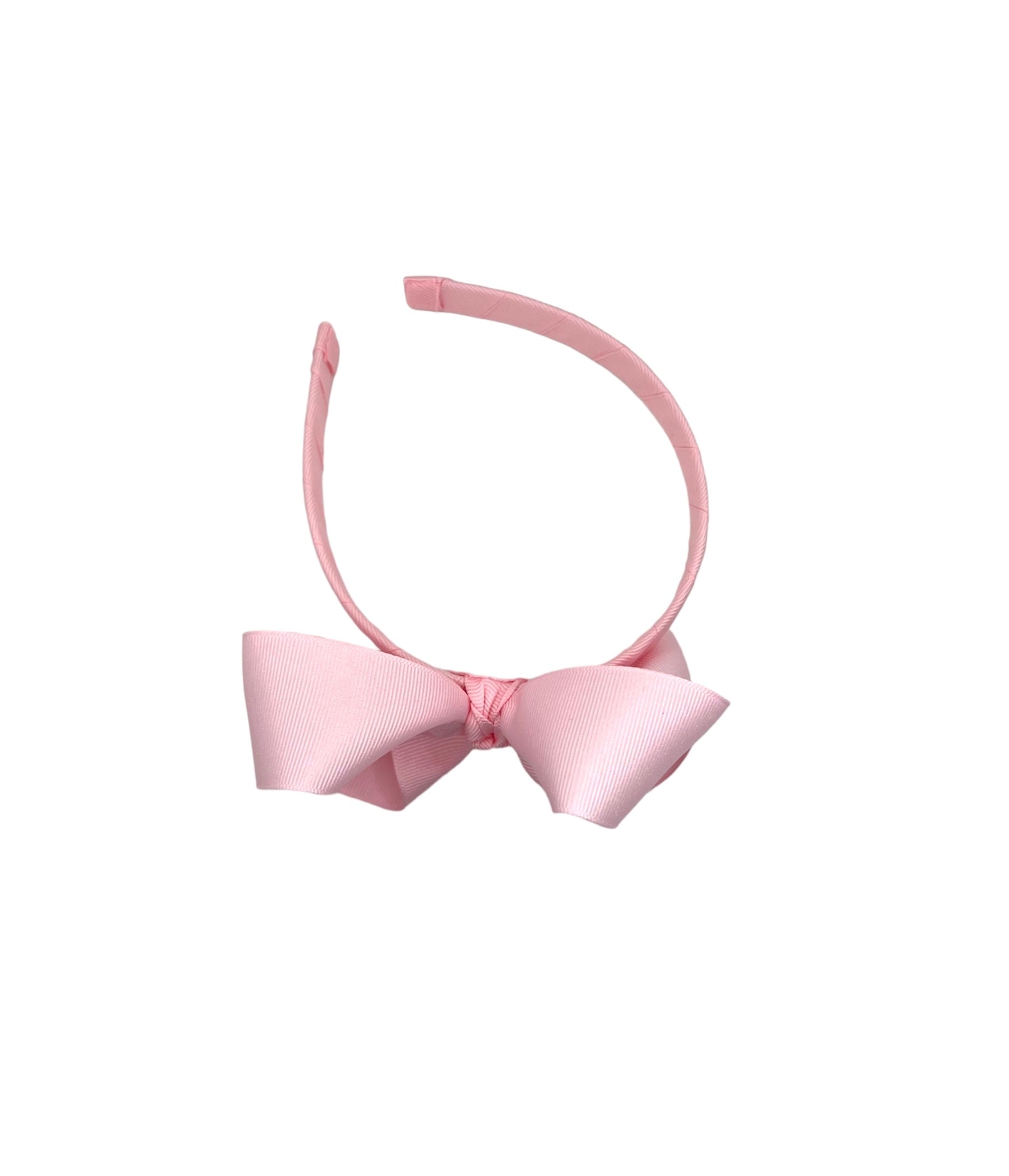 4-6X Grosgrain Bow w Hard Headband