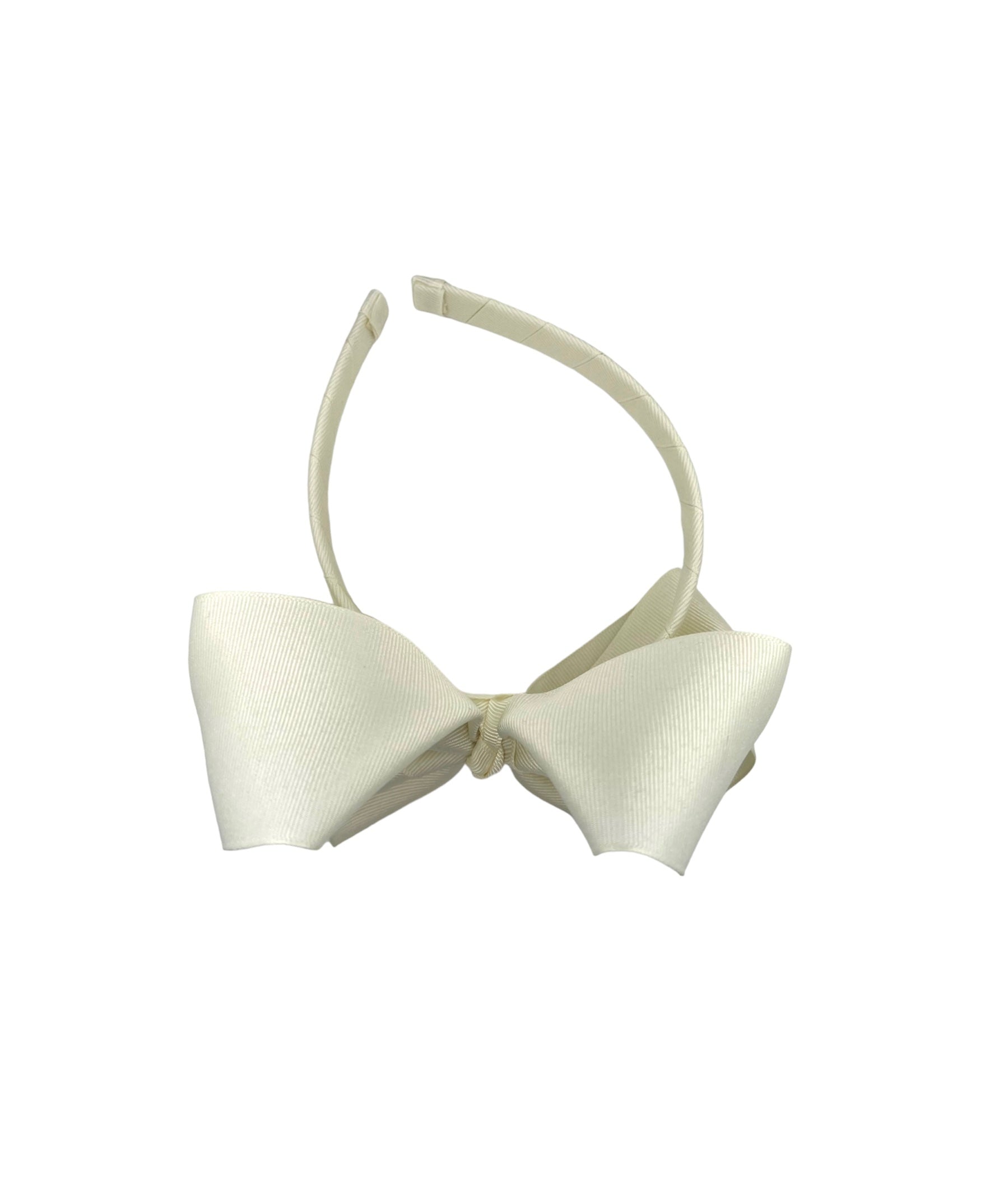 Large Grosgrain Bow w Hard Headband