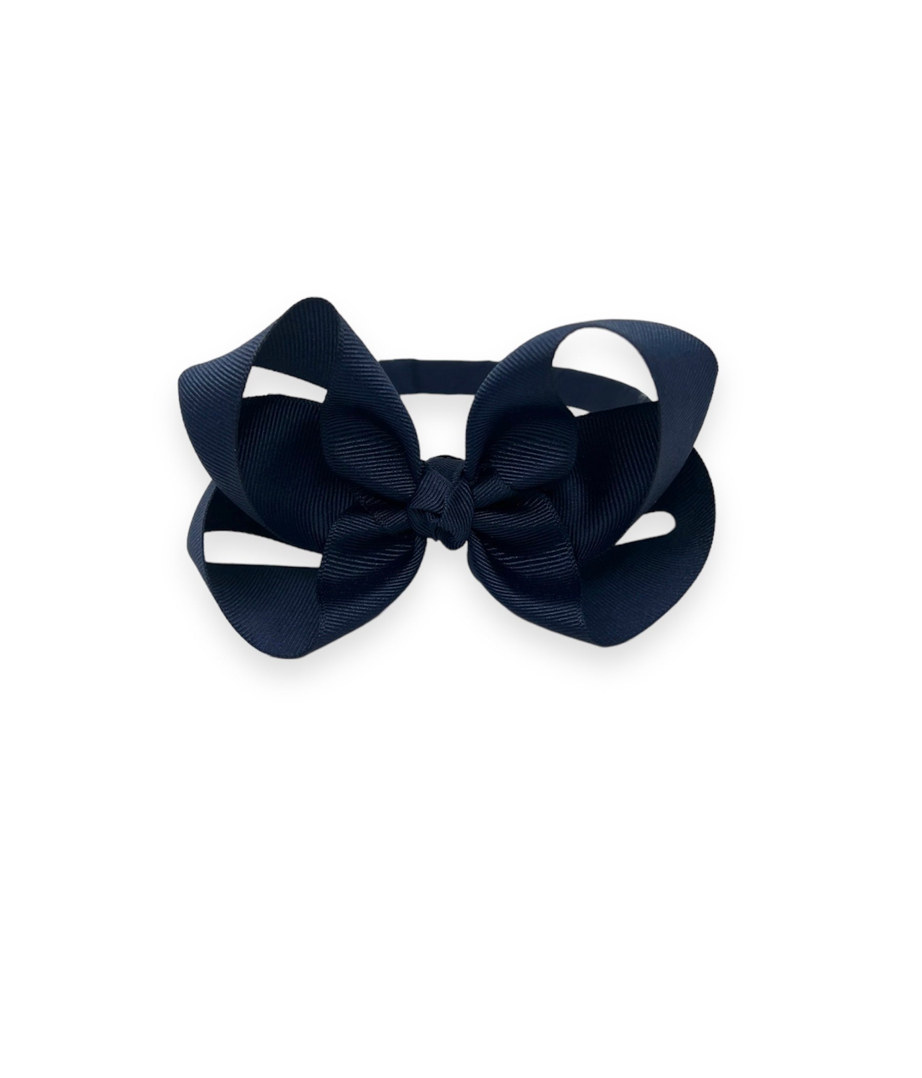 4-6X Grosgrain Bow w Hard Headband