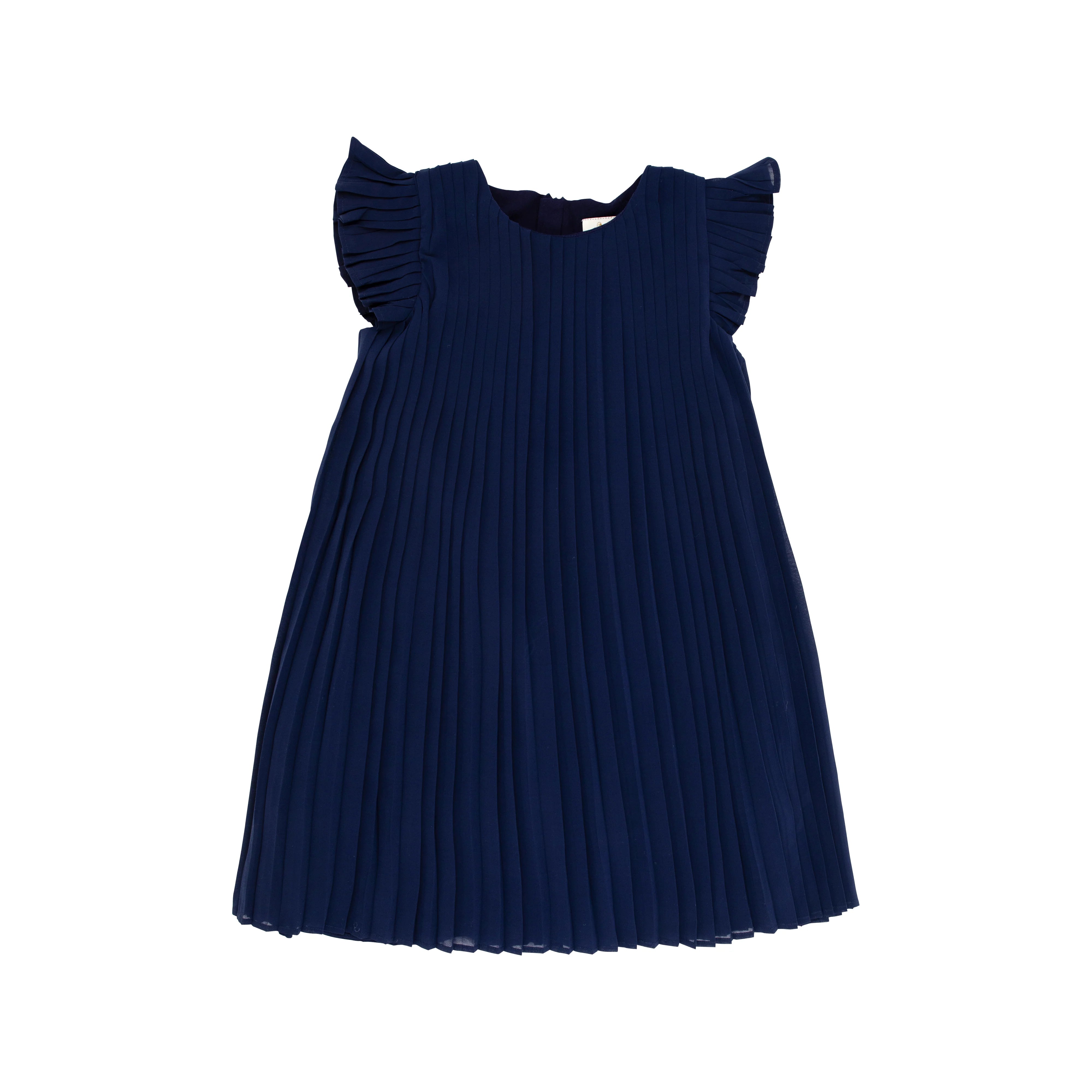 TBBC Piper Pleated Dress Nantucket Navy