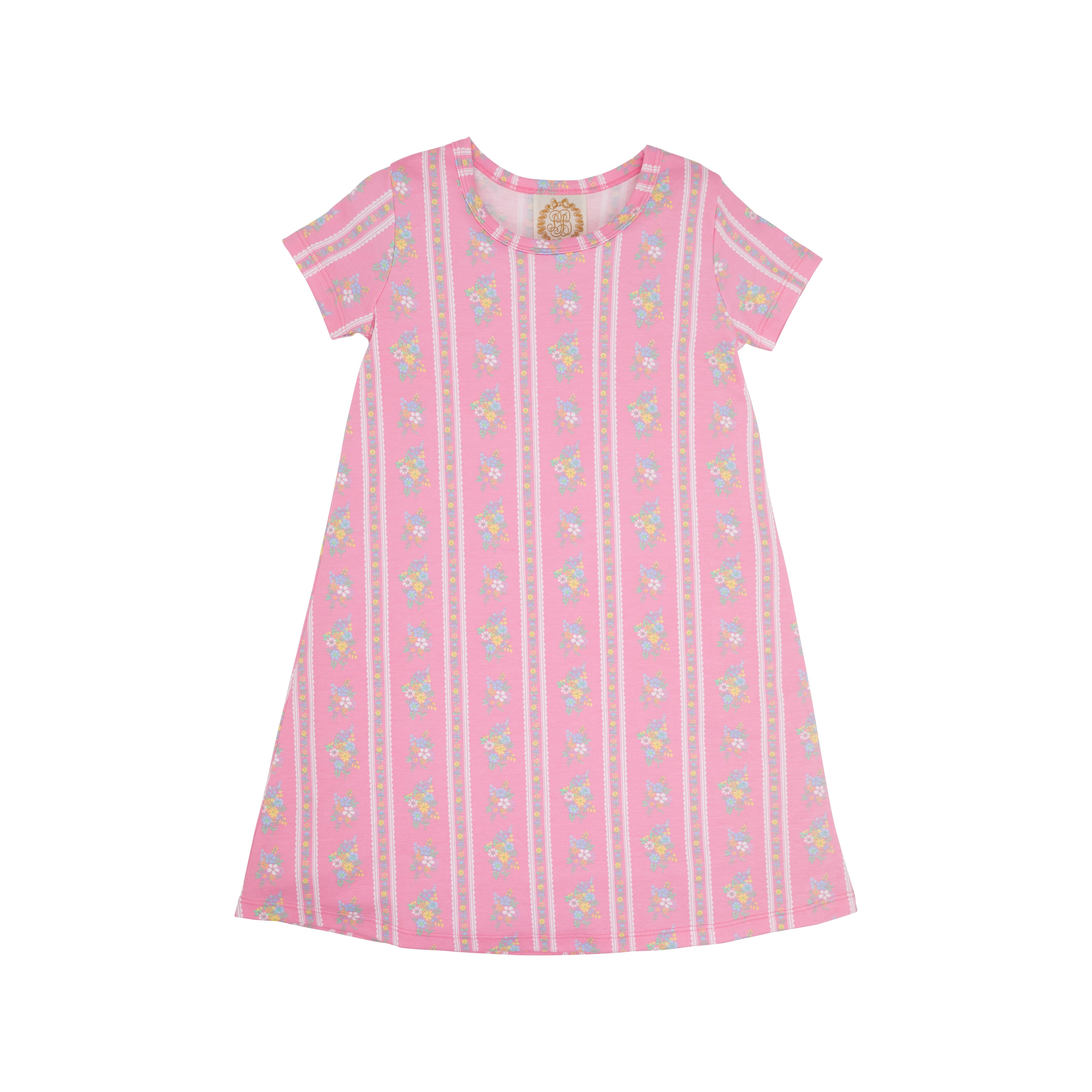 TBBC Polly Play Dress Pink Argonne Forest Flowers