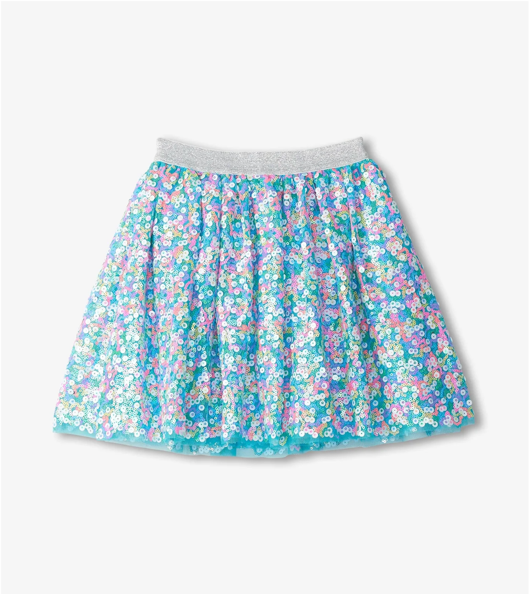 Sea Blue Mermaid Sequin Tulle Skirt