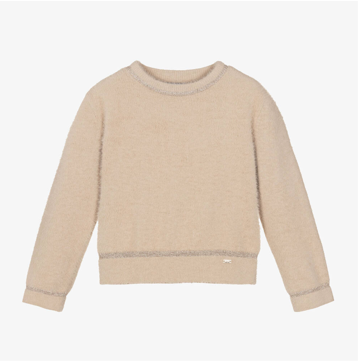 Sand Sparkle Pullover Sweater