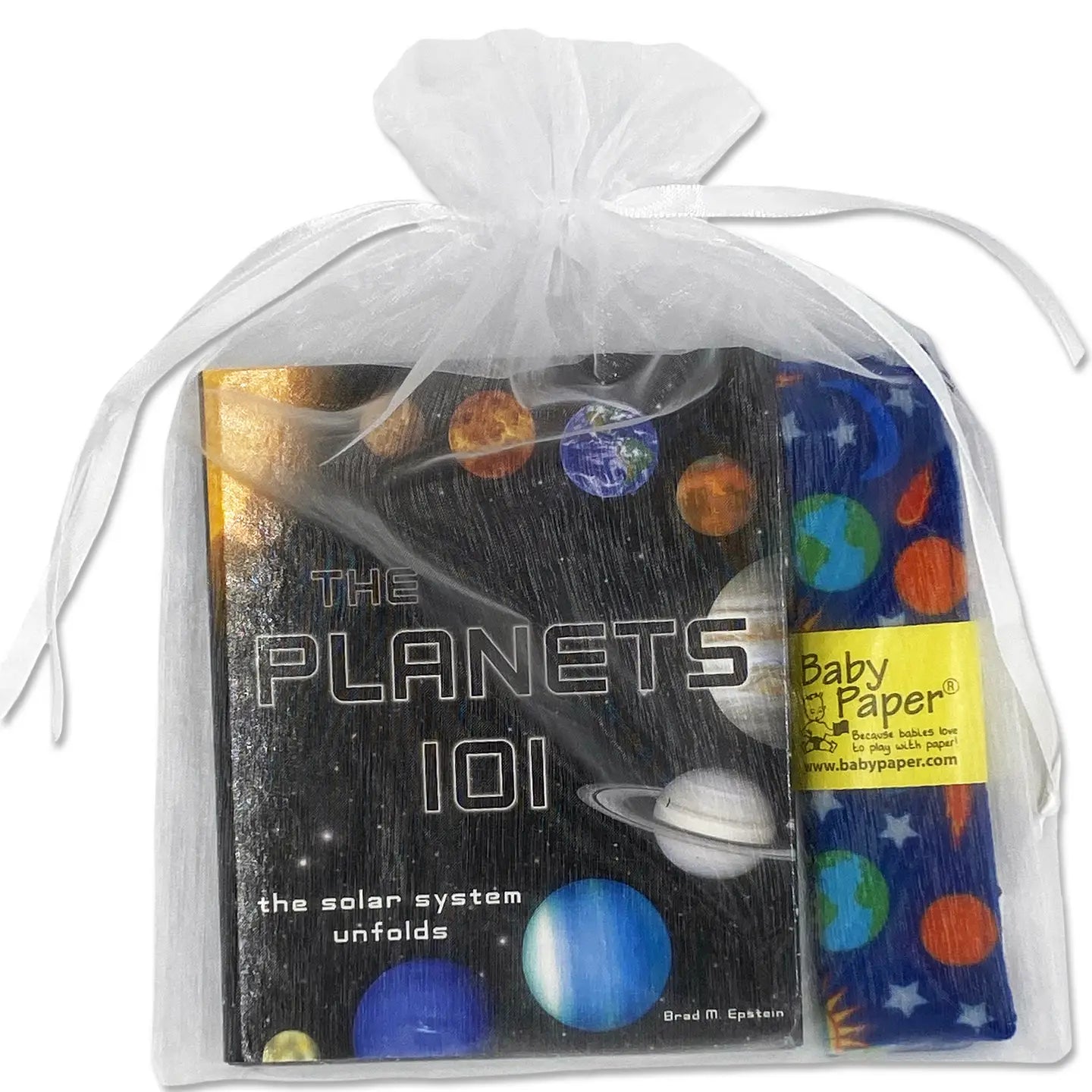 Planets Book Baby Paper Gift Set