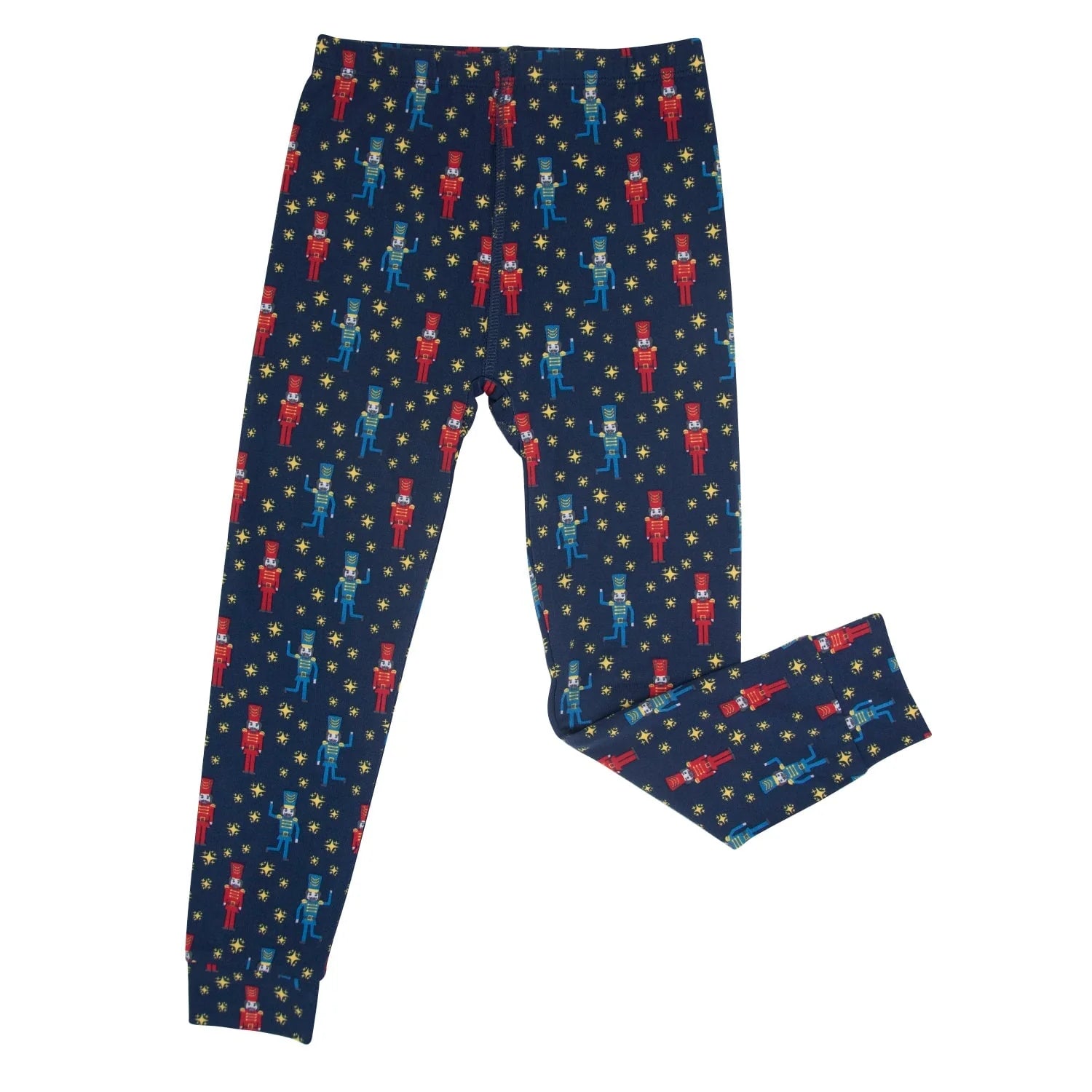 Navy Nutcrackers & Stars LS PJ Set