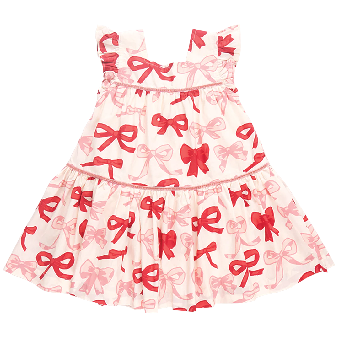 Camelia Dress Valentines Bows