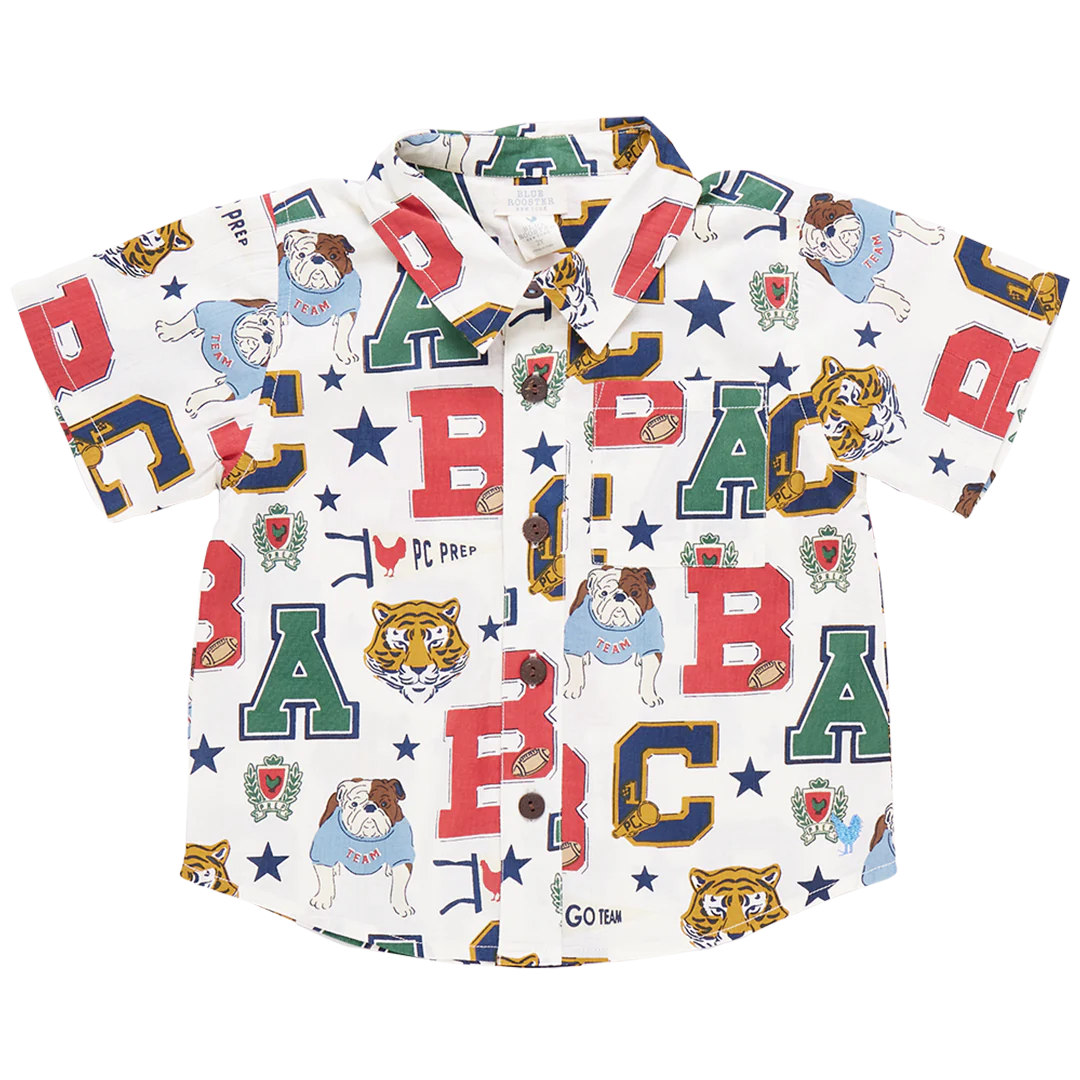 Boys Jack Shirt Varsity Letters