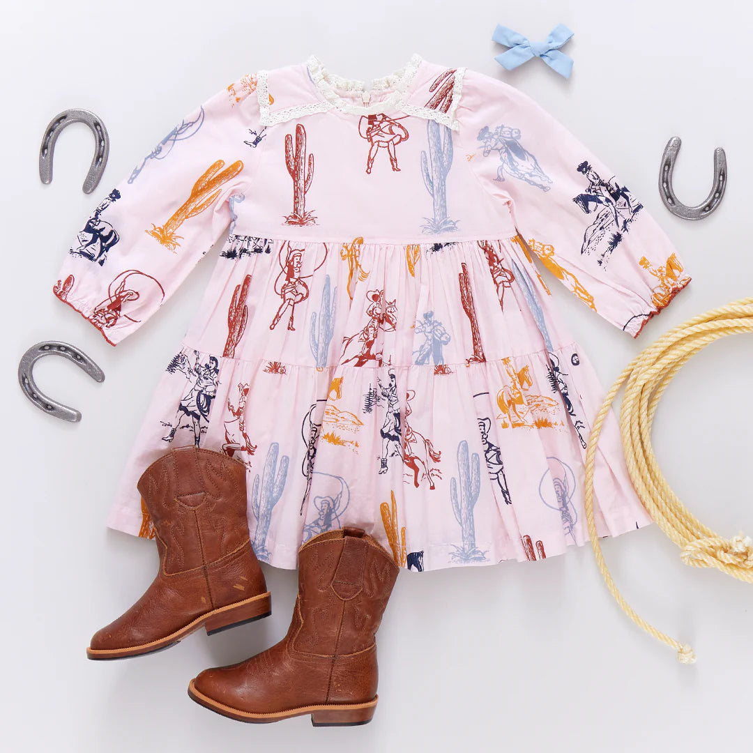 Charlie Dress Pink Cowgirls