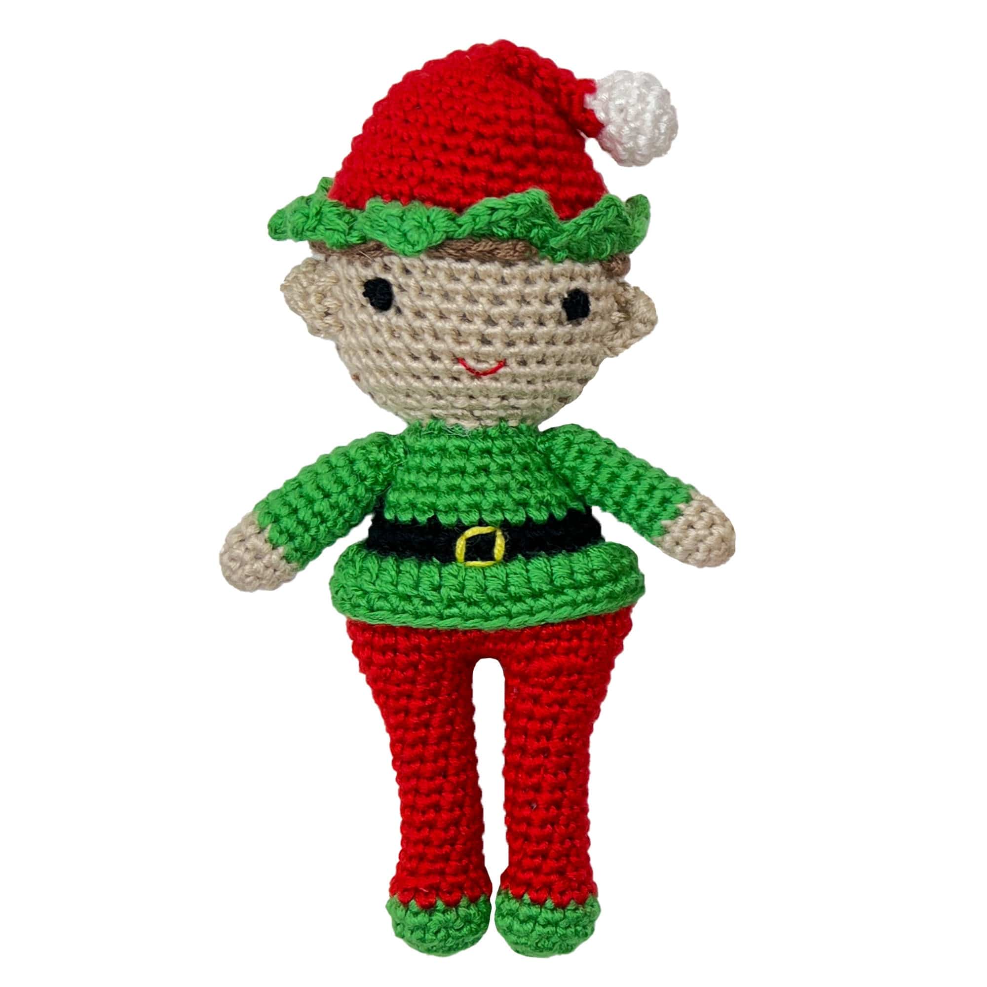 Elf Boy Rattle 5"