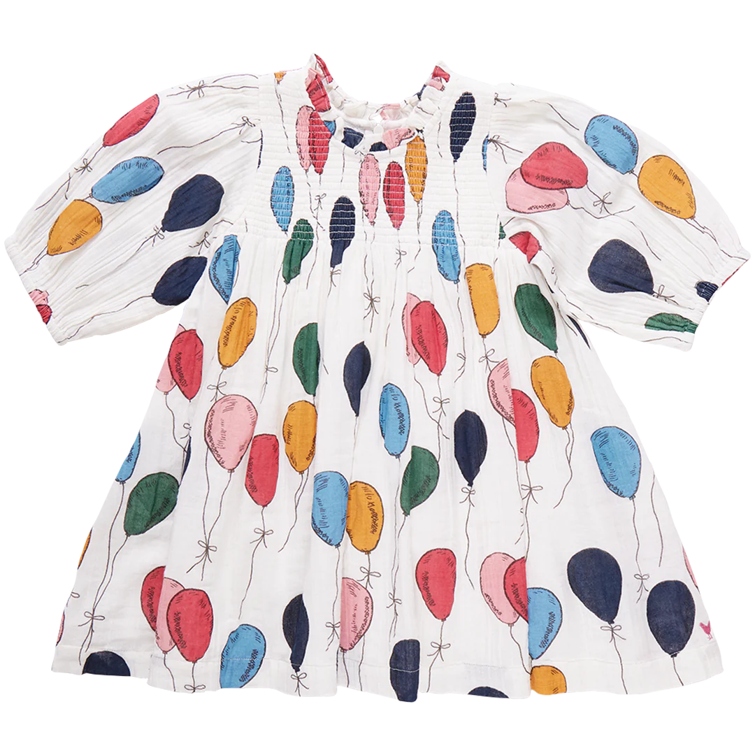 Stevie Puff Sleeve Dress Balloon Bunches