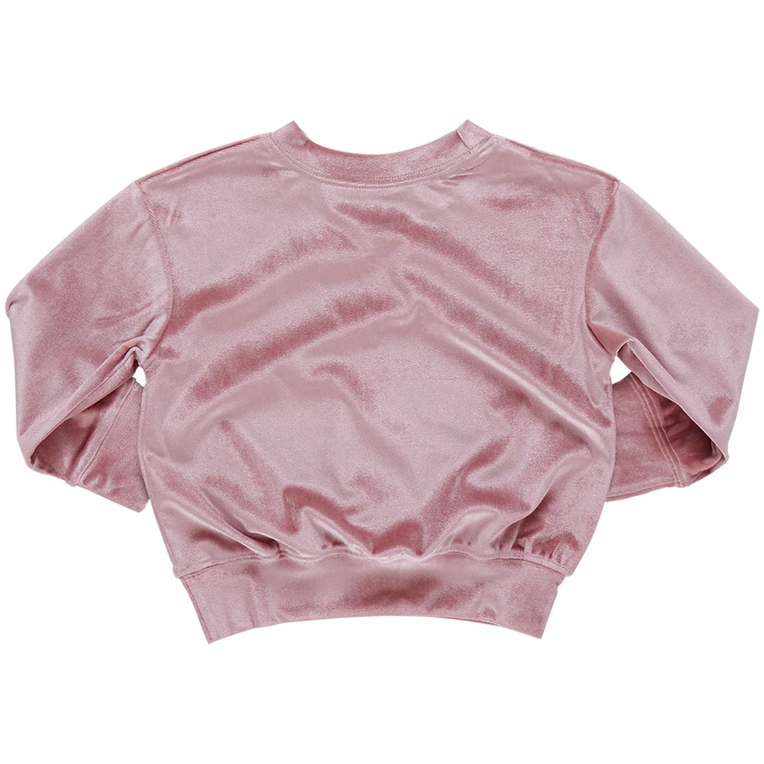 Velour Sweatshirt Mauve