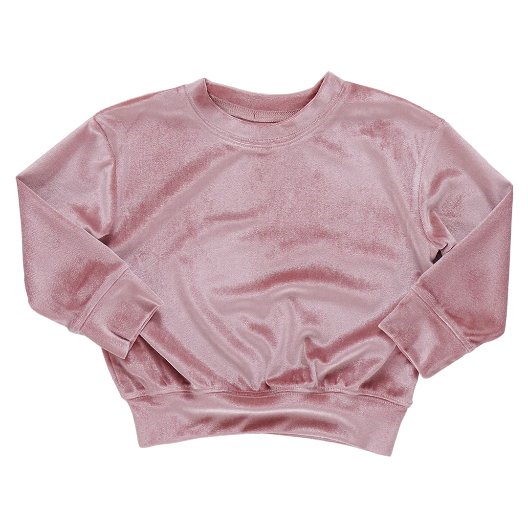 Velour Sweatshirt Mauve