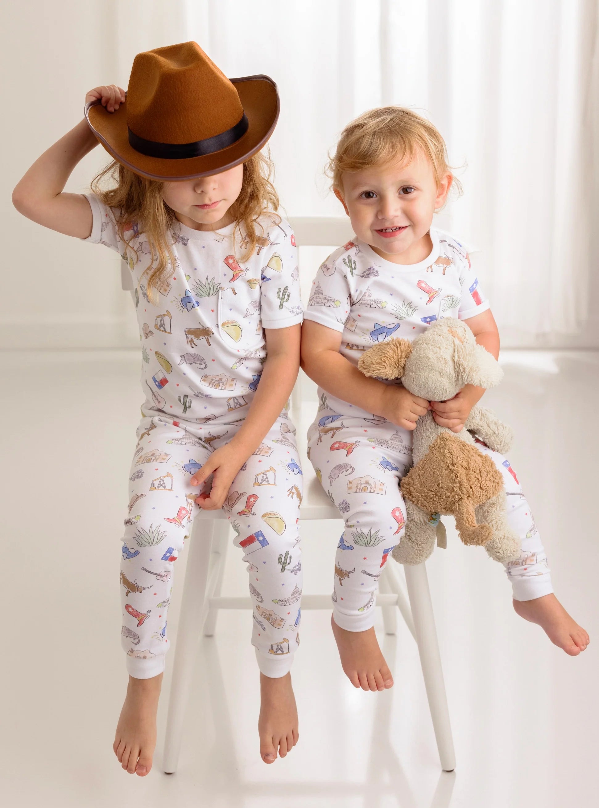 Organic Cotton PJs - Texas Kids