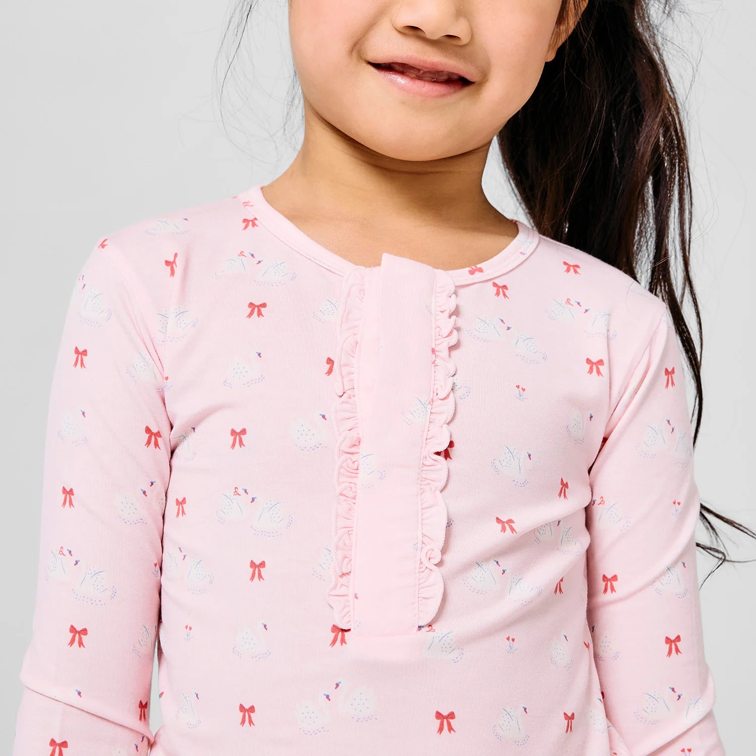 Swan of a Kind Long Sleeve PJ Set