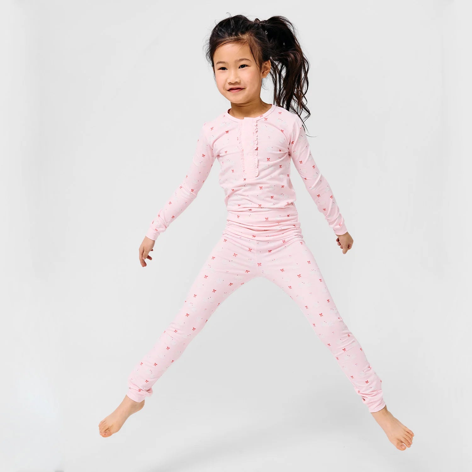 Swan of a Kind Long Sleeve PJ Set